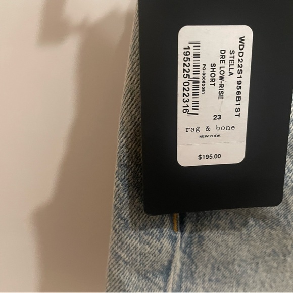 BNWT Rag and Bone Dre low rise shorts - Picture 2 of 4